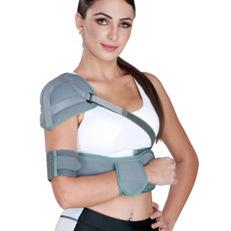 Elastic Shoulder Immobilizer With Shoulder Cup
